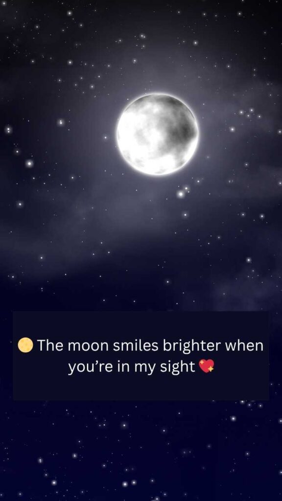 Moon Shayari In English 2 Line